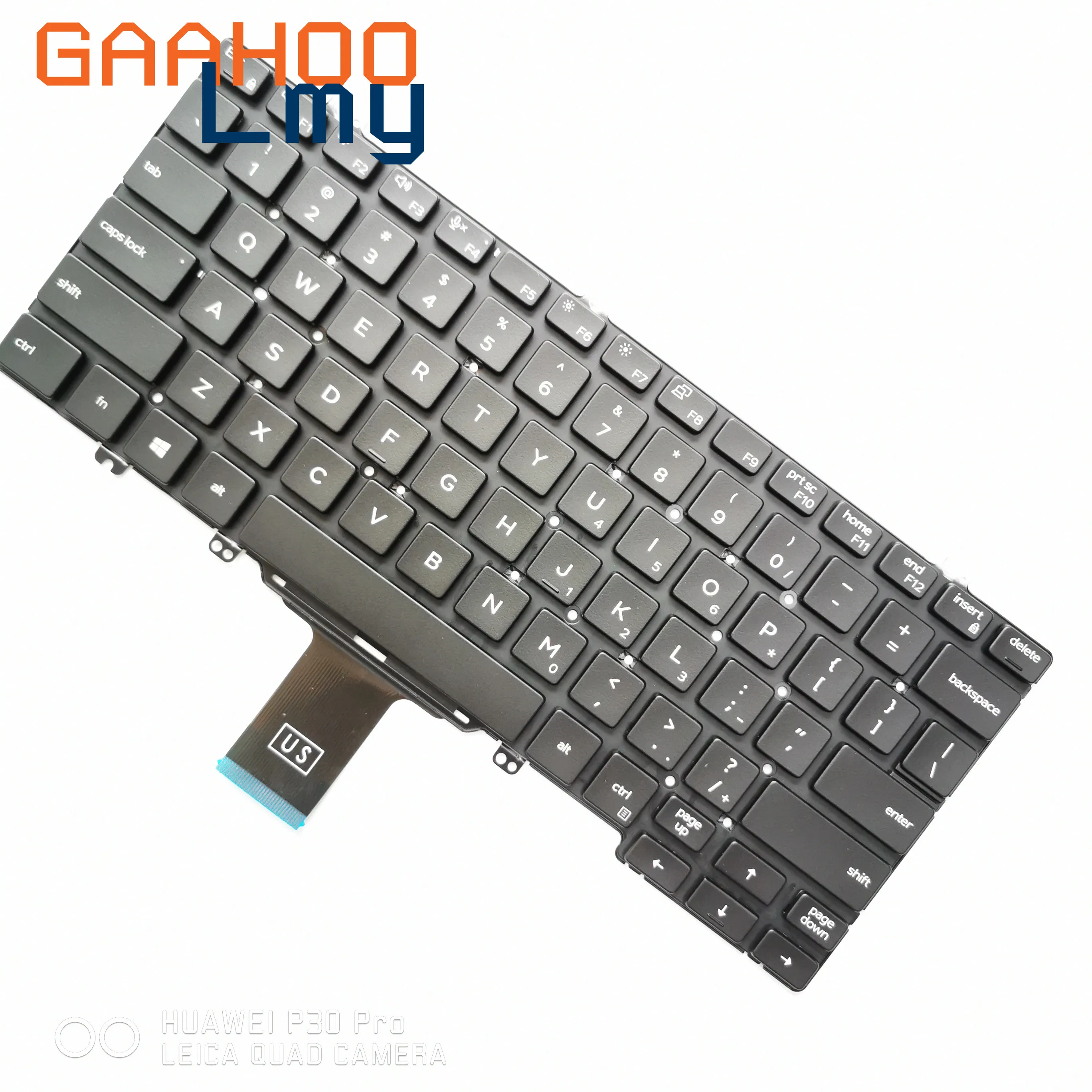 Новая клавиатура Orig US для ноутбука DELL LATITUDE 3300 3301 5200 5300 7200 7300 черная 009N8M|Клавиатуры
