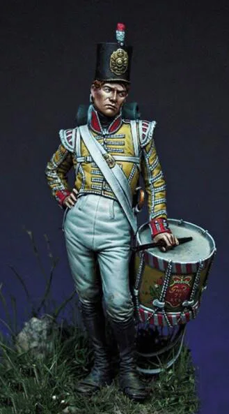 

54mm Resin Kits Drummer Boy 1 Set (no base) Not Assembled Uncolored