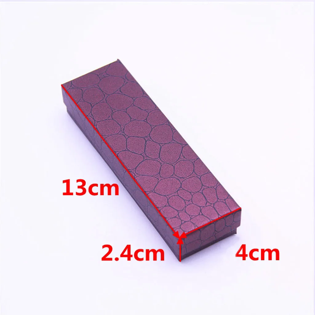 10 Piece Rectangle Cardboard Box for Necklace Bracelet Earrings Jewelry Wedding Christmas Birthday Gift Jewelry Packaging