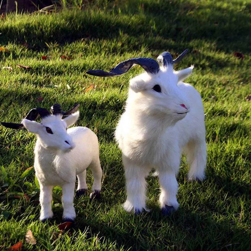

Soft Stuffed Animals Toys Lovely Simulation Goat Doll Plush Sheep Kids Home Garden Decoration Toys Children Educational Toy Gift