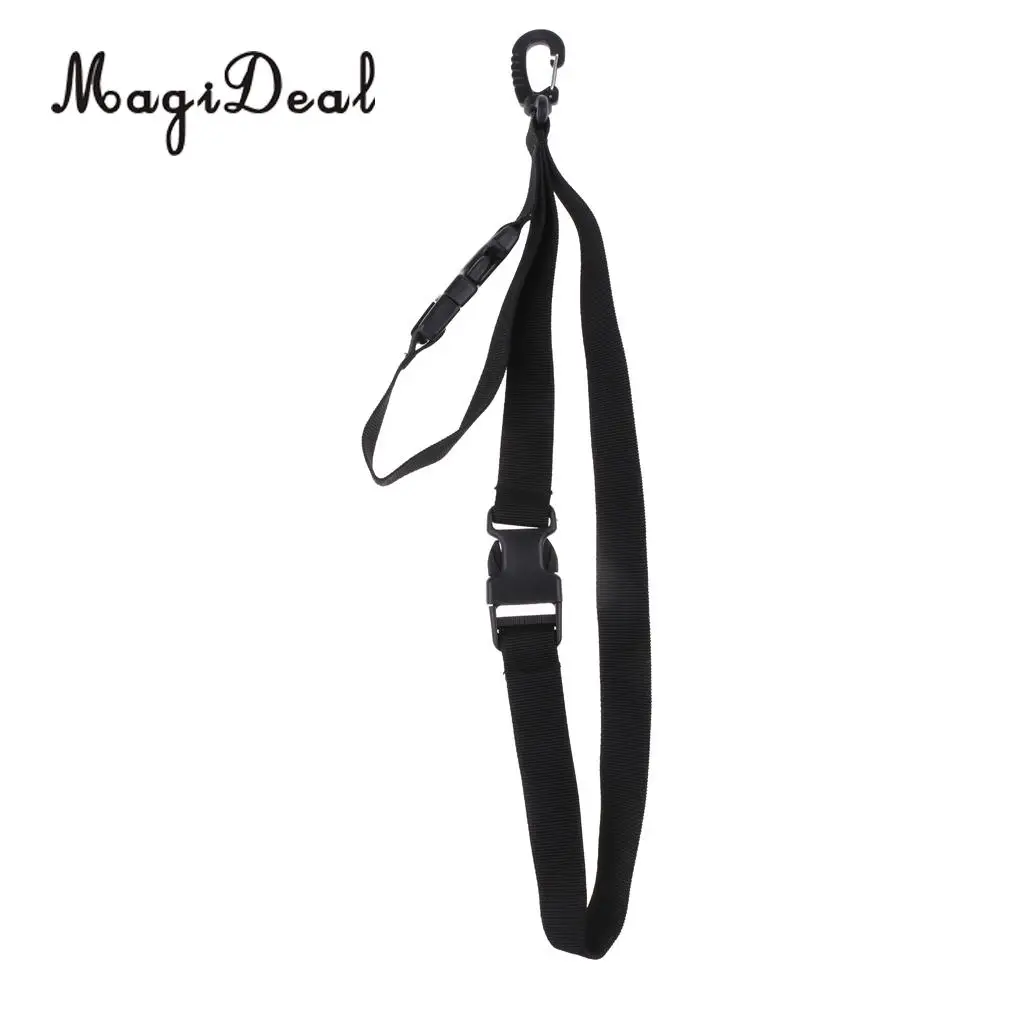 MagiDeal Deluxe Nylon Dual Loop Webbing Fin Mask Keeper Strap Holder Lanyard for Scuba Diving Gear Equipment Accessories