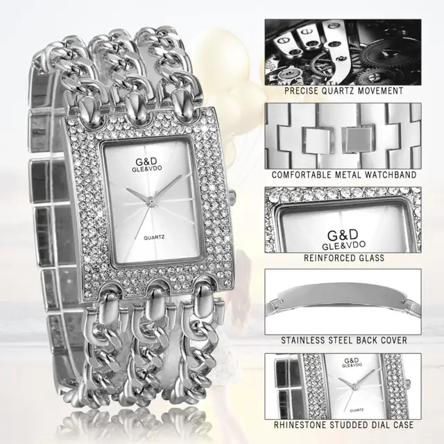 LANCARDO 여성용 합금 시계: 스타일과 기능의 완벽한 조화