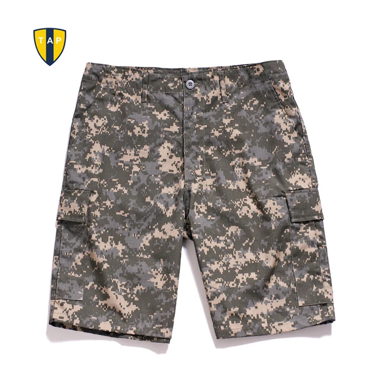 Американские военные камуфляжные шорты мужские камуфляжные шорты мужские спортивные армейские шорты с несколькими карманами пляжные свободные тактические брюки