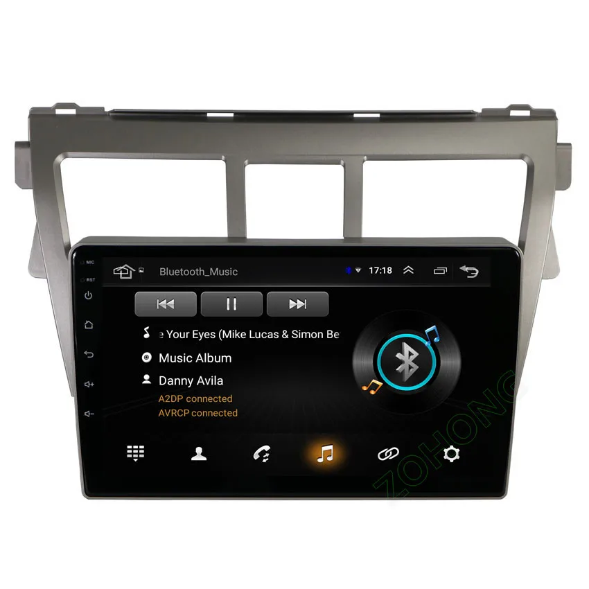 Flash Deal 4G 2+32Gb 9inch 2.5D Android car dvd Multimedia player GPS for Toyota Vios Yaris Belta CAR gps navigation Radio Stereo recorder 2