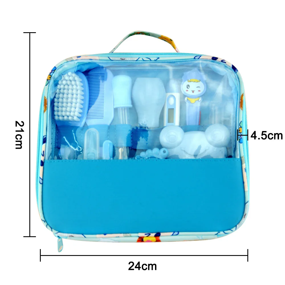 Cute Baby Kit Kid Healthcare Baby Care Kit Baby Grooming Set Kit Thermometer Clipper Scissor Kid Toiletries For Baby