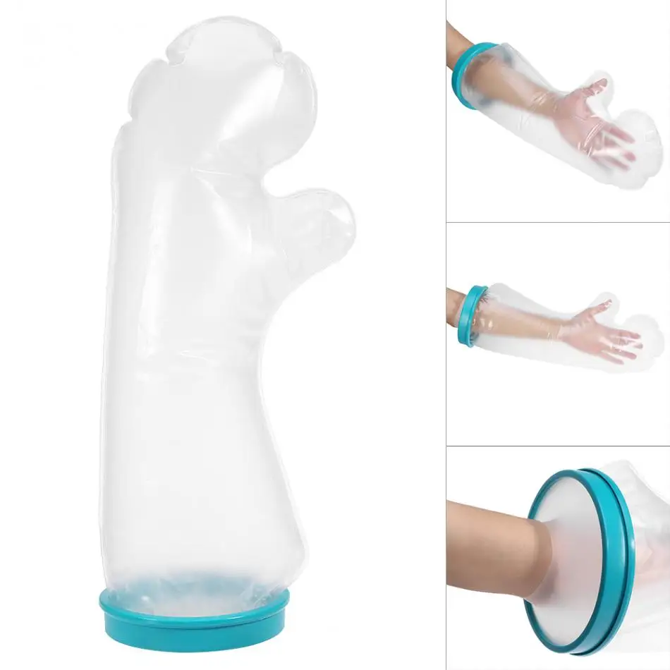 

Knee Protector Waterproof Cast Bandage Protector Wound Fracture Arm Leg Foot Knee Cover for Children Shower Hand Foot Care Tool
