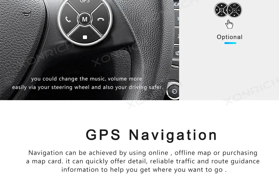 Best 2 din Android 8.1 Car DVD Player Multimedia For Ford Fiesta Ford Focus 2 Mondeo 4 C-Max S-Max FusionTransit Radio GPS Navigation 6