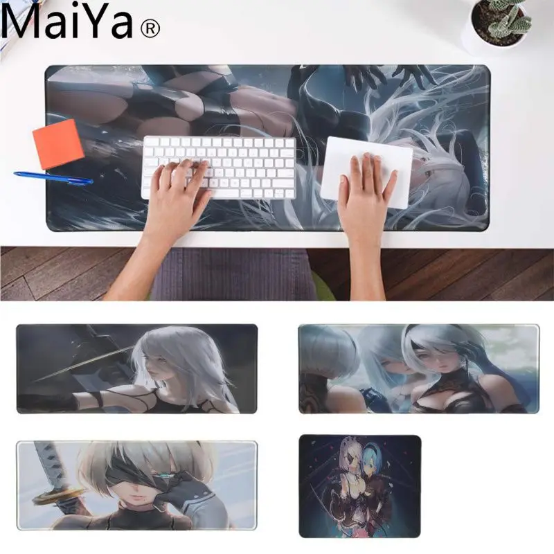 

MaiYa Personalized Cool Fashion NieR Automata Comfort Mouse Mat Gaming Mousepad Rubber Mouse Durable Desktop Mousepad