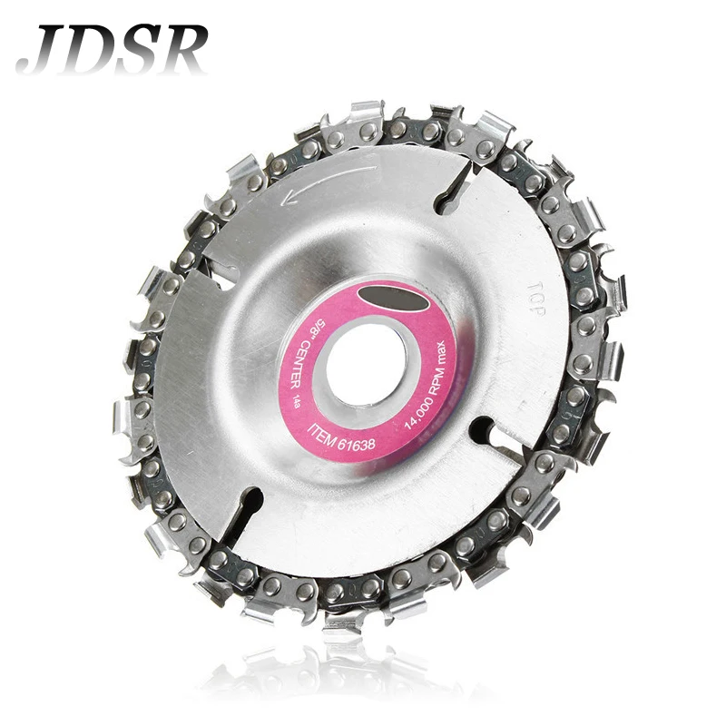 

JDSR Grinder Disc Wood Carving Disc For Angle Grinder 4 Inch 22 Tooth Fine Cut Chain 100/115 Angle Grinder Power Tool Accessorie