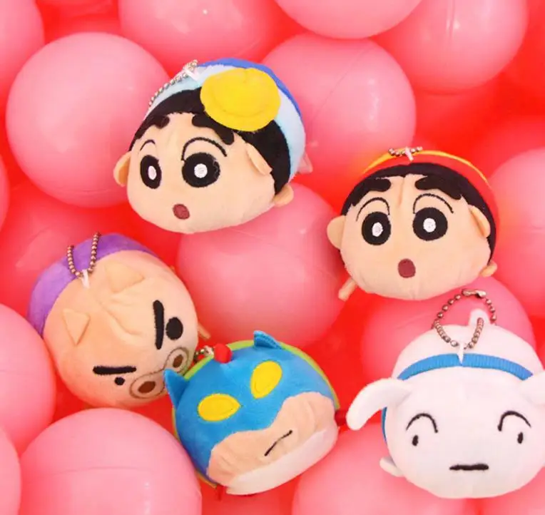 1 шт. Милый Мультфильм Crayon Shin Chan плюшевая игрушка чучело брелок Плюшевая Кукла