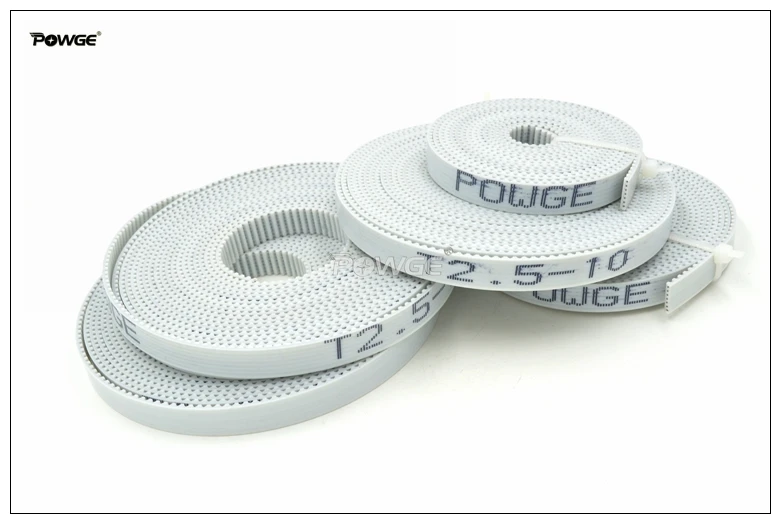 PU T2.5 with Steel Core Whit Color T2.5 Open Timing Belt Quality Replacement Parts 3mm-9mm Width WYanHua-Timing Belt Timing Belt Color : Length 10M, Size : 3mm Timing Belt T2.5 Belt