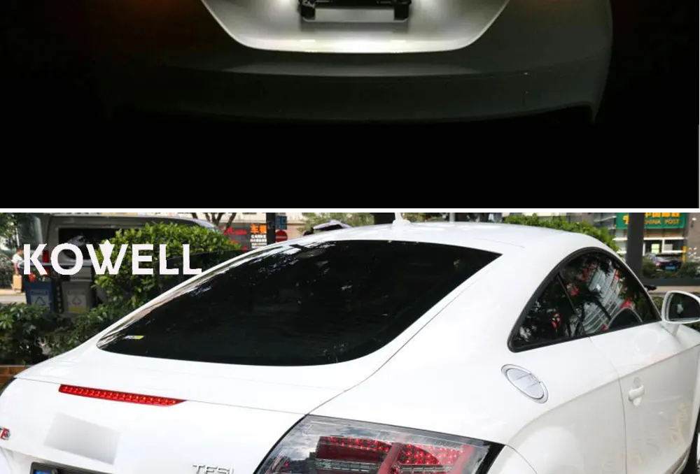 KOWELL автомобильный Стайлинг светодиодный задний фонарь для TT задний светильник s 2006-2013 для TT задний светильник DRL+ сигнал поворота+ тормоз+ задний светодиодный светильник