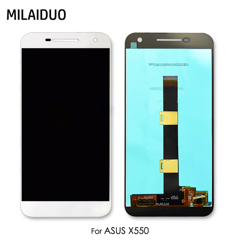 

LCD Display For Asus Pegasus 2 Plus X550 Touch Screen Digitizer Assembly Replacement White No Frame Parts