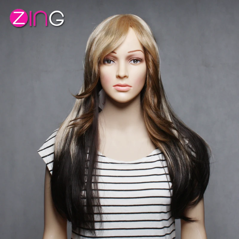 Zing Women's Wigs Love Live Cosplay Long Brown Wig Cheap High Quality