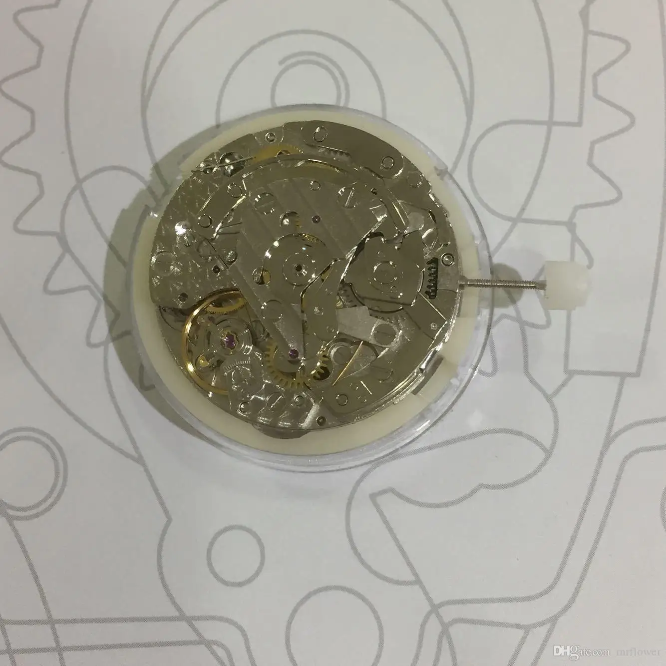 7750 series clone 7753 movement high quality automatic chronogrpah movement