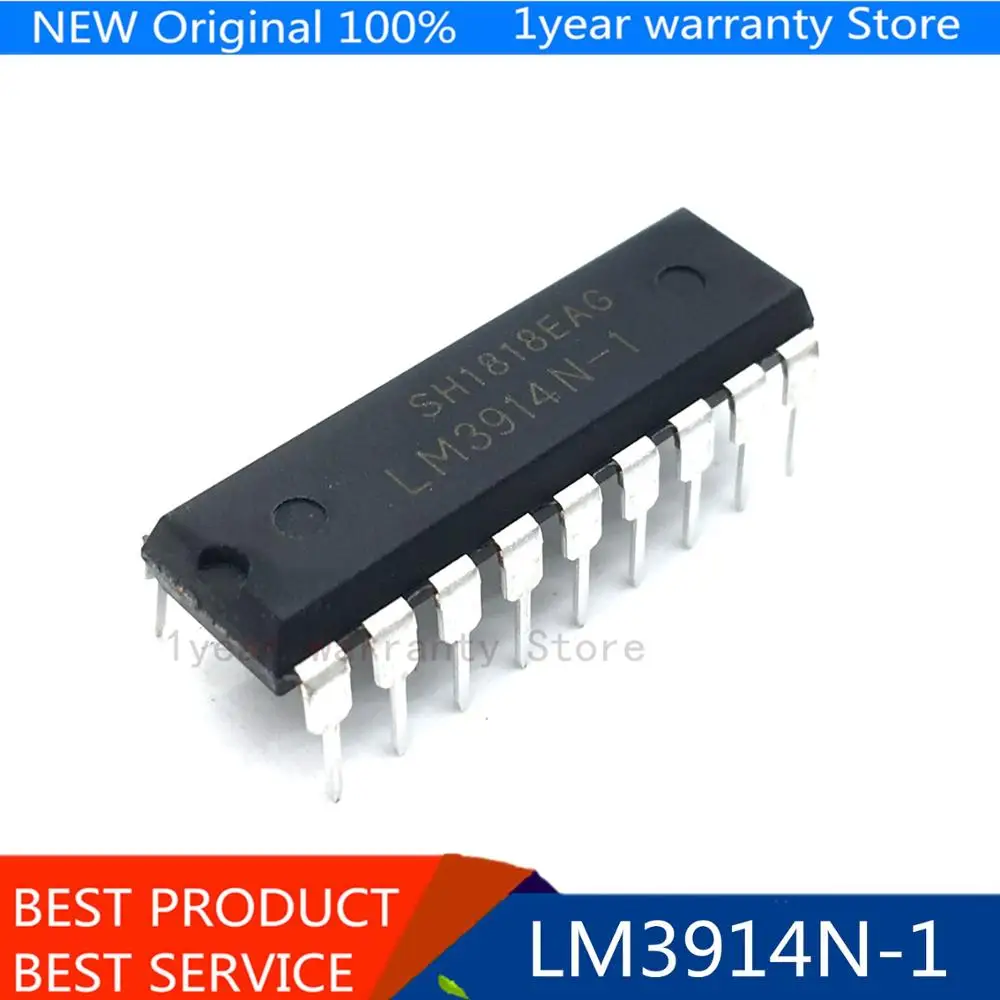 10 шт. LM3914N-1 LM3914N LM3914 DIP-18 светодиодный дисплей в горошек/бар Dvr драйверы освещения