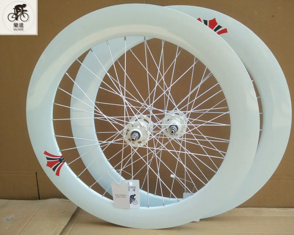 Kalosse aluminum alloy 700*23C Fixed gear bicycle 32 Holes 70mm rims