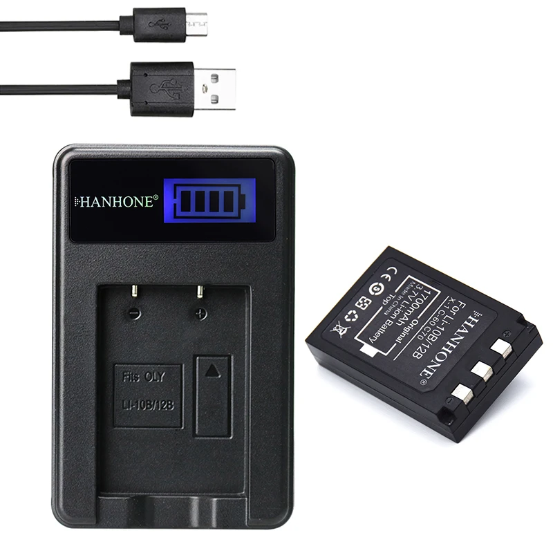 

1700mAh Li-10B Li10B Li-12B Li12B Battery +LCD Charger For OLYMPUS U-300 400 410 500 600 800 810 1000,C-760 765 70 7000 770 U810