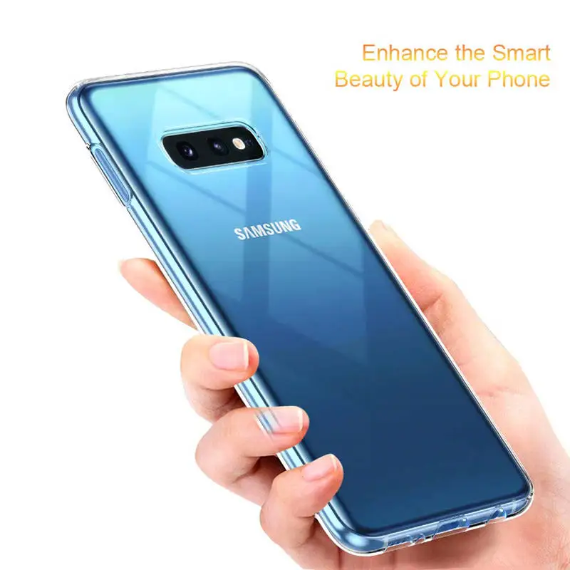 Чехол для Samsung Galaxy S10e мягкий силиконовый прозрачный чехол из ТПУ телефона S 10e G970F