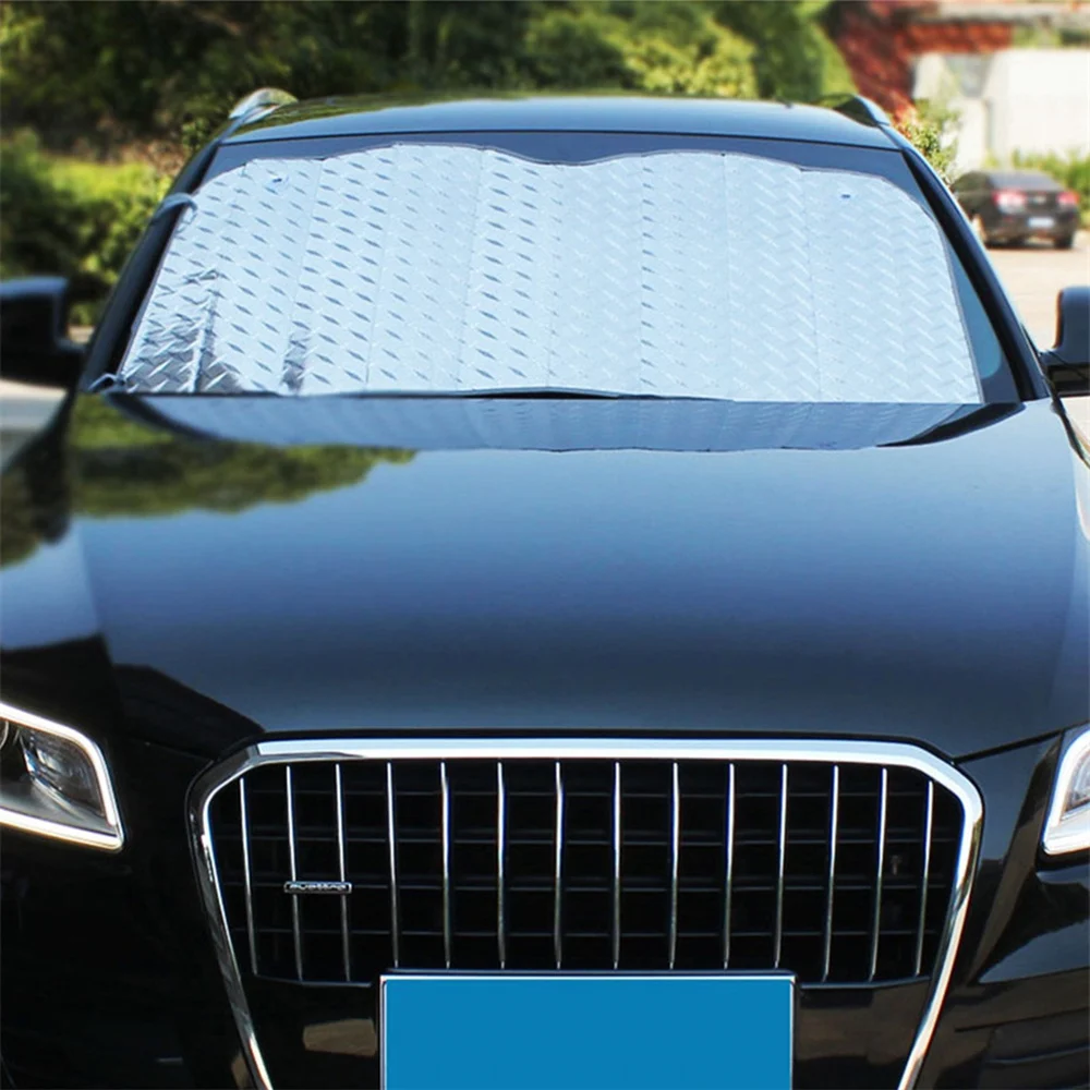 Солнцезащитный щит на автомобильное стекло, переднее ветровое стекло для защиты от солнца подходит несколько типов лобовое стекло автомобиля козырек от солнца пленочный козырек