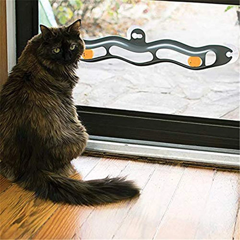 Настольный теннис игрушки для кошек мяч на направляющей ворсовая кошачья игрушка