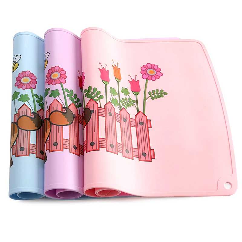 Силиконовые подставки 2-pack для малышей и малышей-BPA Free-посудомоечная машина Сейф-20x12 дюймов