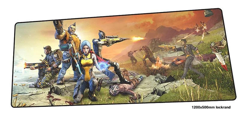Коврик для мыши Borderlands 1200x500 мм колодки лучший продавец самый лучший игровой коврик для игровой мыши аниме большой популярный коврик для мыши s Клавиатура ПК накладка