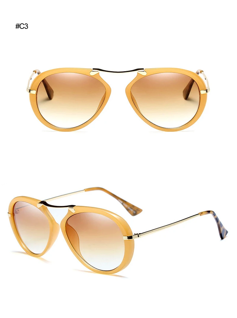 2018 New Goggle Fashion Clear Sunglasses (14)