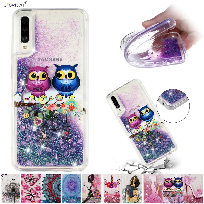 

Glitter Cover for Samsung Galaxy A50 Dynamic Liquid Quicksand Case Galaxy A 50 SM-A505FN/DS SM-A505FM/DS Soft Silicone TPU Funda
