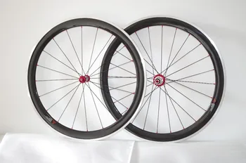 

free shipping Carbon Aluminum brake road 38mm 50mm road wheels bike wheel aluminum 700C 3K UD MATTE carbon road bicycle wheel