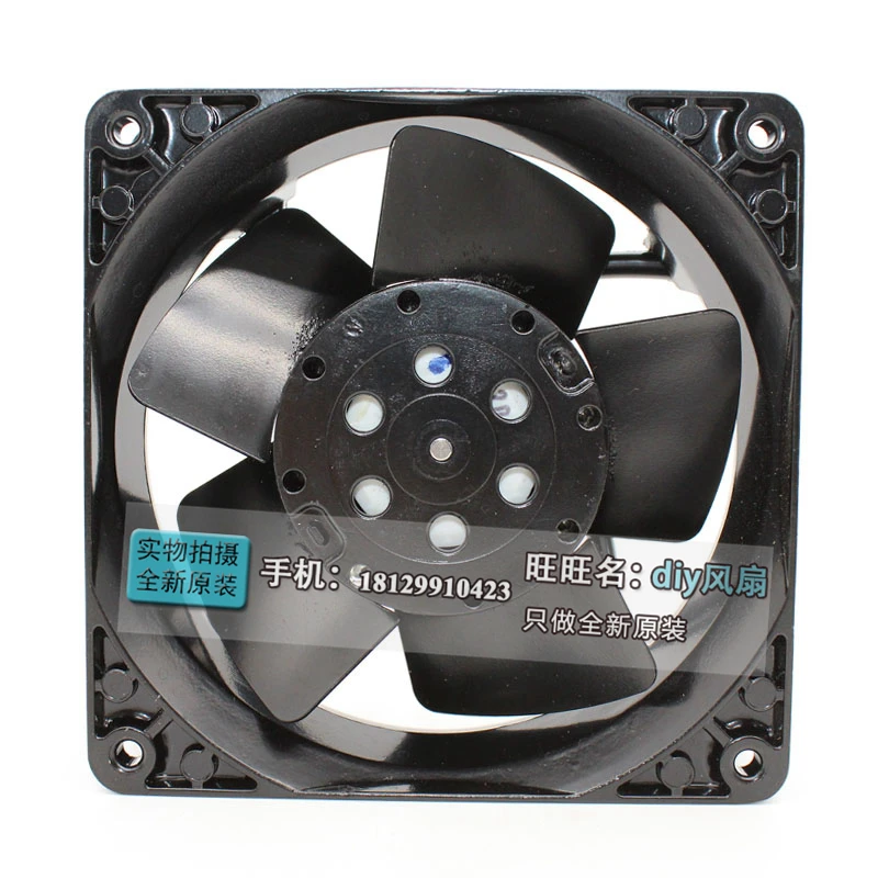 Для EBMPAPST 4656N AC220V 12038 12 см металлический вентилятор охлаждения