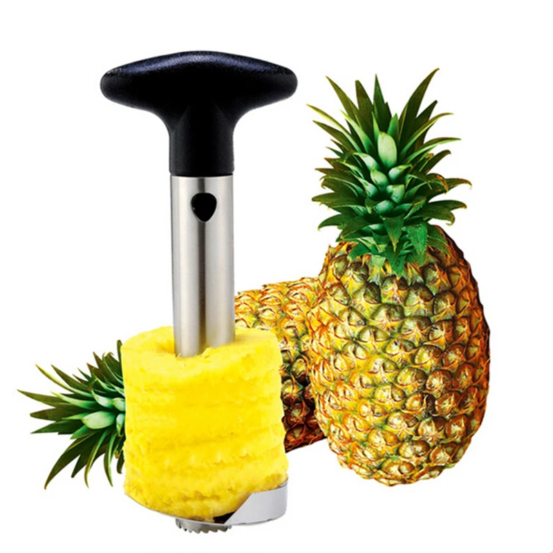 Stainless steel fruit pineapple peeler / skinning device take the meat
