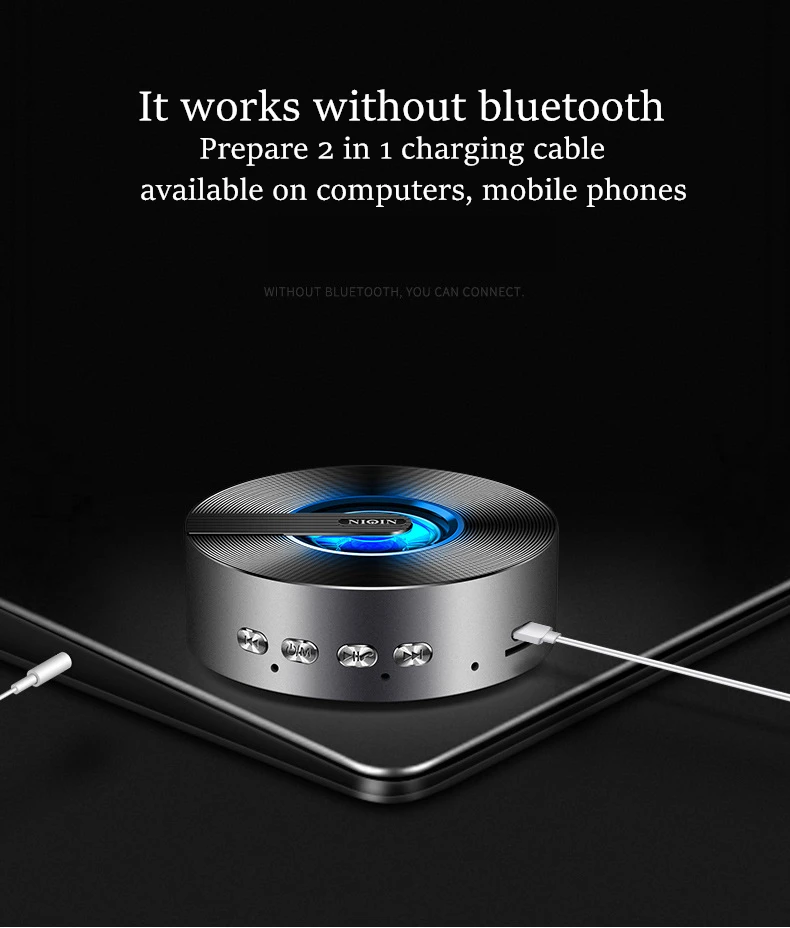 Мини Bluetooth динамик с сабвуфером для ПК портативный динамик сабвуфер музыкальный центр Caixa De Som Altavoces Parlante F4040