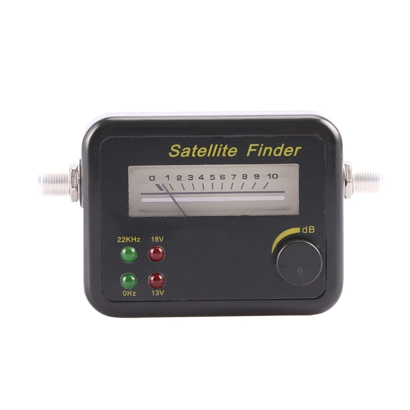 Mini Digital LCD Display Plastic Digital LCD Display Satellite Signal Finder Meter Tester Black