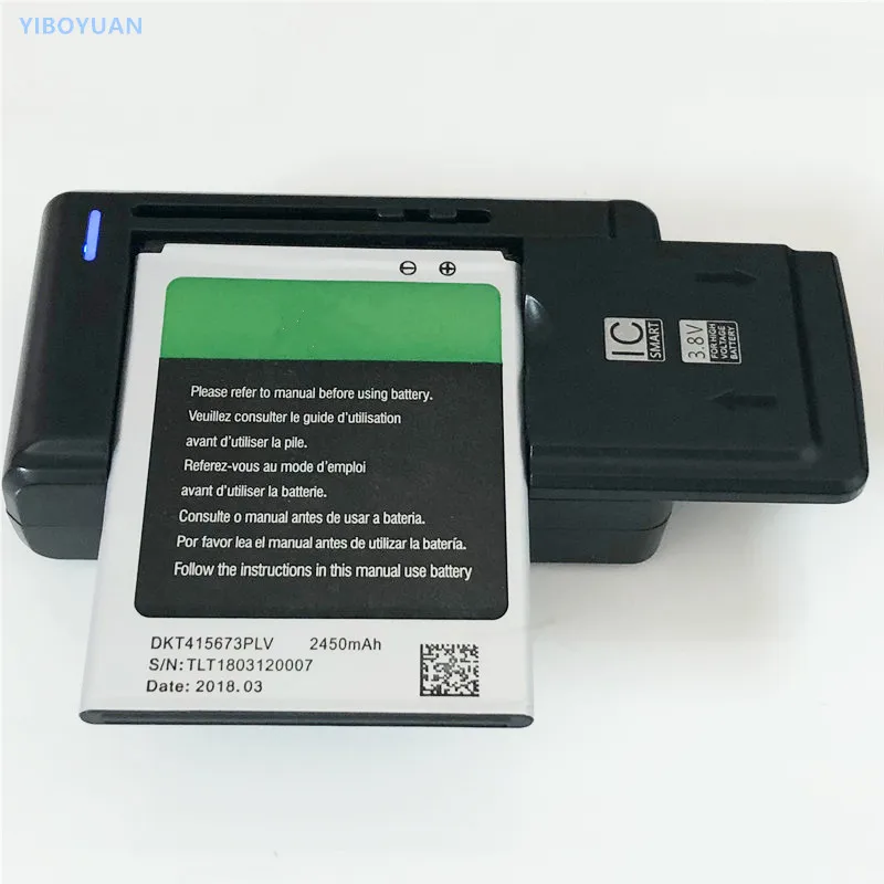 3,8 V 2450 mAh DKT415673PLV для iNew L1 Батарея+ YIBOYUAN SS-C1 Универсальный Зарядное устройство