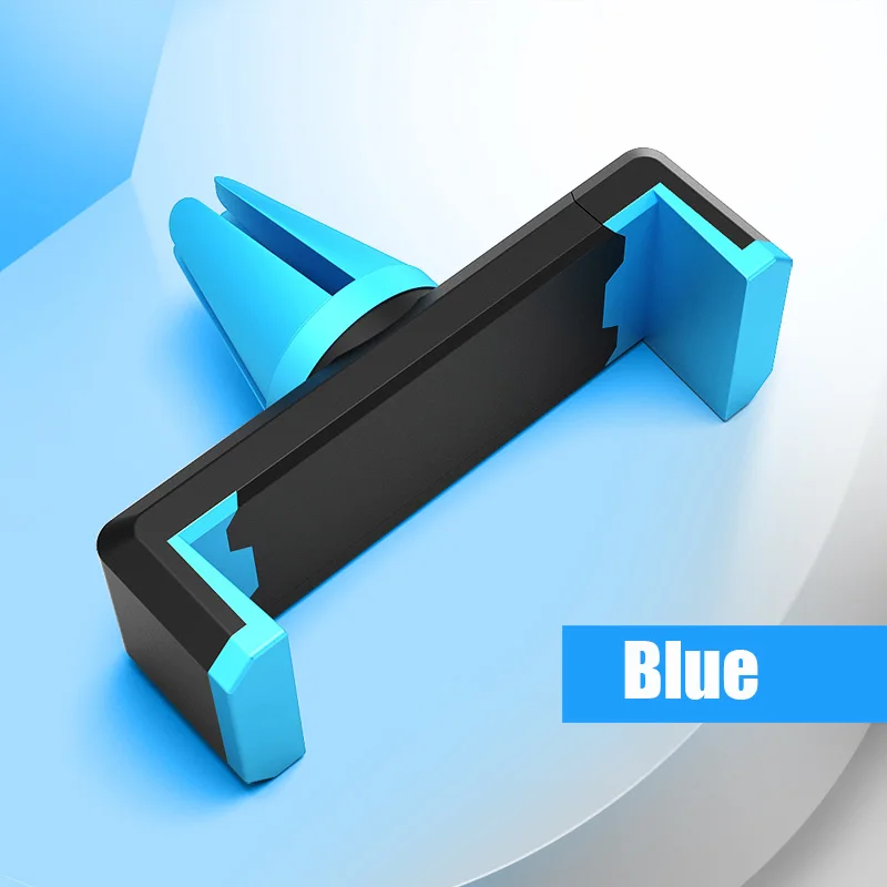 Blue ZHF Универсальная автомобильная подставка для телефона, держатель для телефона на вентиляционное отверстие, 360 Degreen для телефона, поддержка 4-6 дюймов, держатель для автомобиля - Цвет: Blue