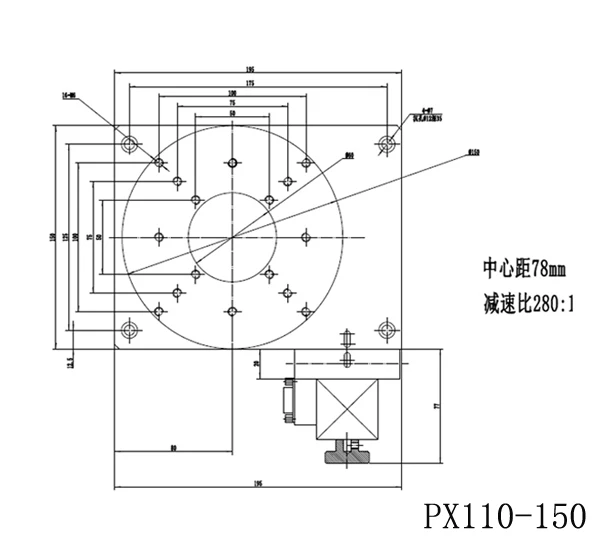 Electric Rotating Machine Optical Rotating Platform Motorized Rotation  Stage 100mm Bearing Scale