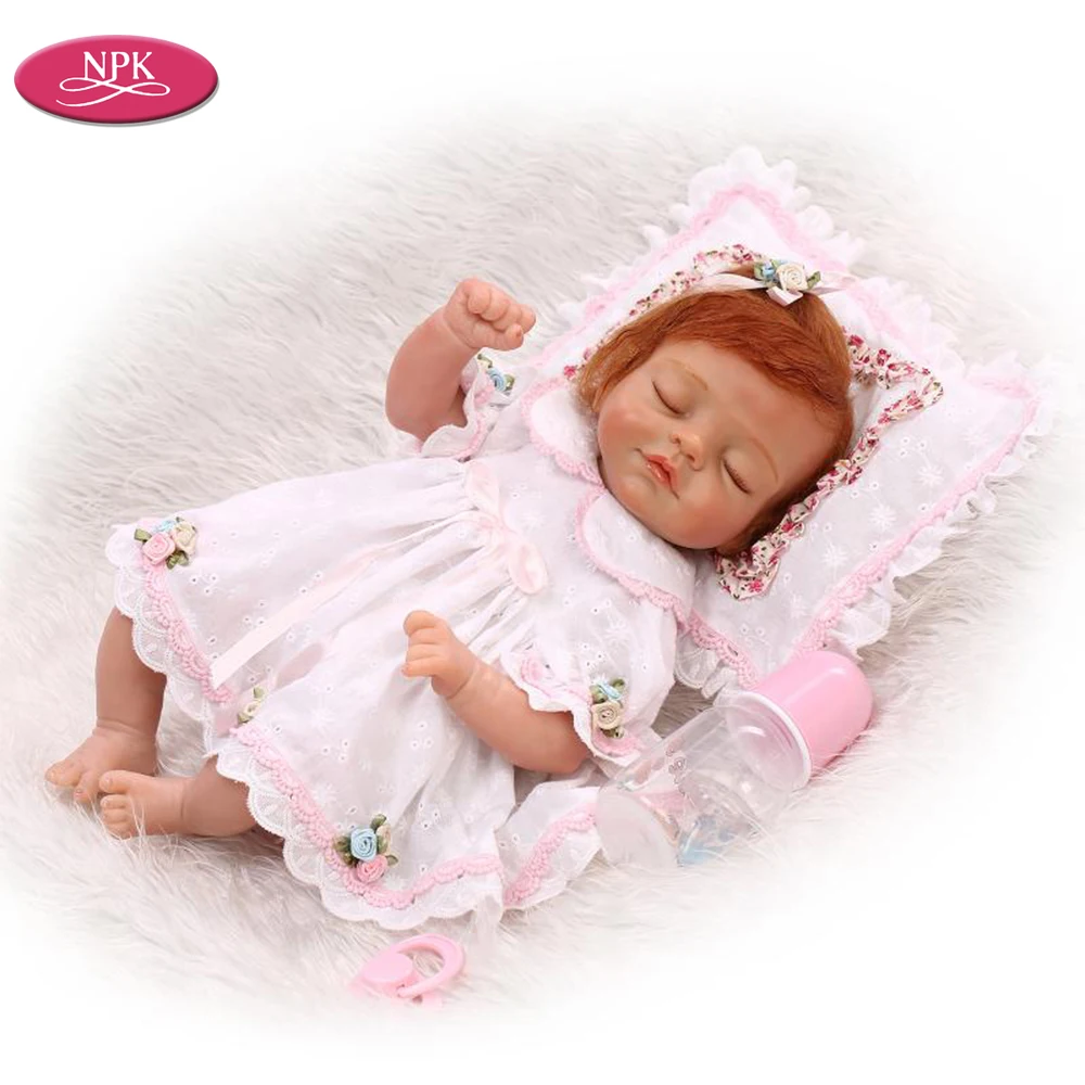 NPK Soft Body Reborn Baby Doll Silicone Pink Princess ...