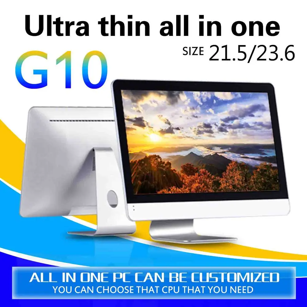 G10 celeron dual core G1820 computer accessories desktop computer case linux desktop pc all in one pc