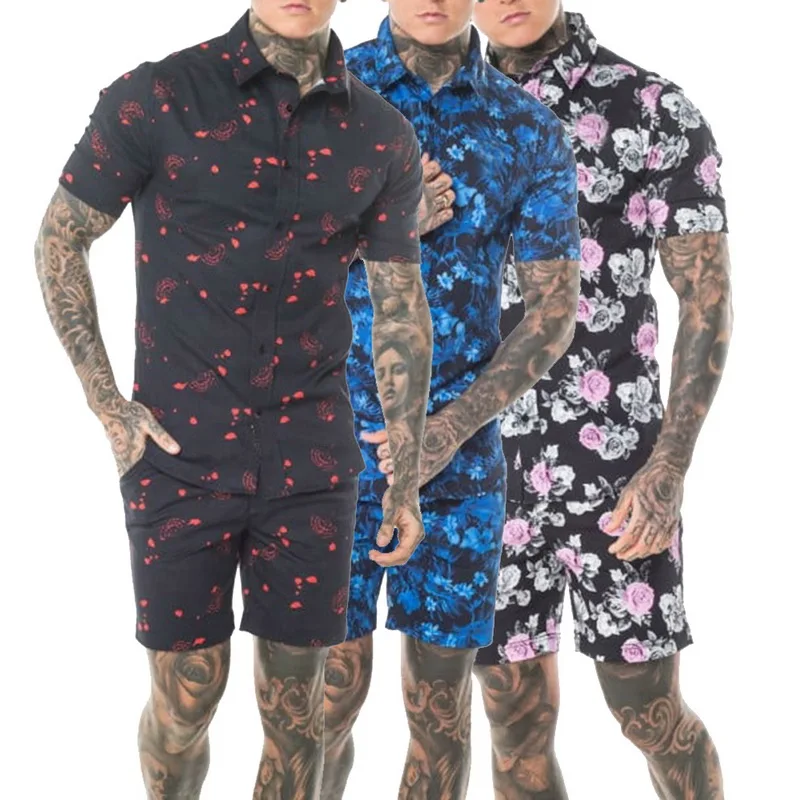 mens two piece jumpsuit