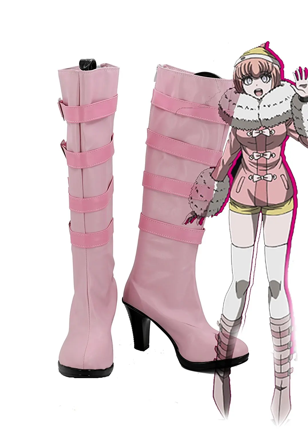 

Danganronpa 3 Ruruka Ando Cosplay Boots Shoes High Heel Custom Made