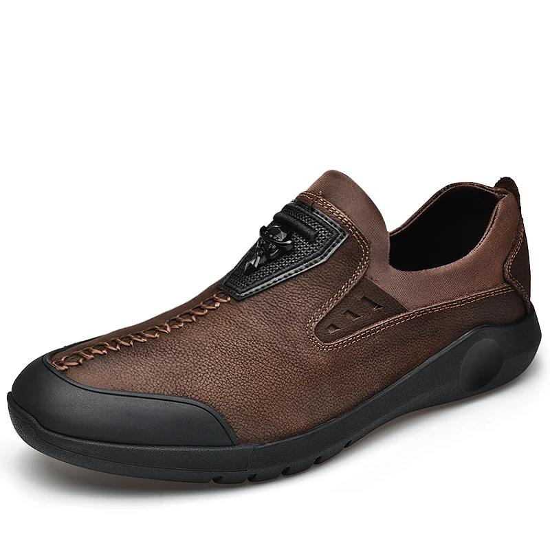 

Spring men's shoes outdoor casual shoes low to help set foot leather suede leather face handmade hiking casual shoes 9J287