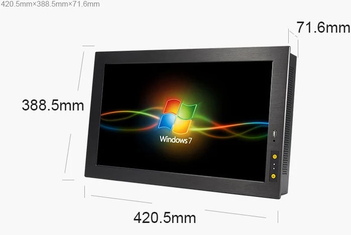  17 inch industrial Tablet PC computer all in one led lcd tft full hd touch interactive monitor