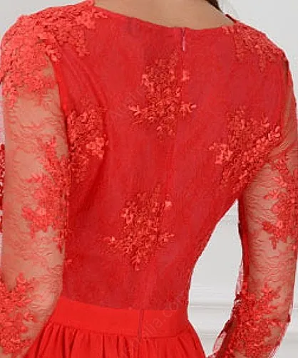 Vestido-de-Festa-A-Line-Lace-Chiffon-Prom-Dresses-High-Split-Sexy-Dress-Prom-Floor-Length (5)