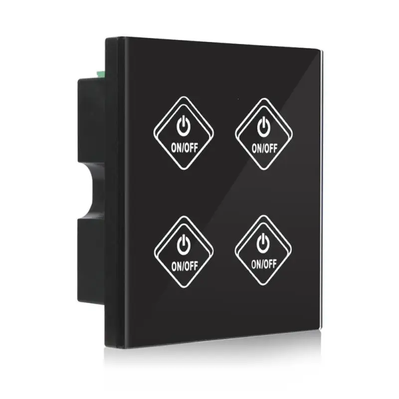 QIACHIP Wifi Smart Switch 4 gang Wireless Remote Control Touch Sensor