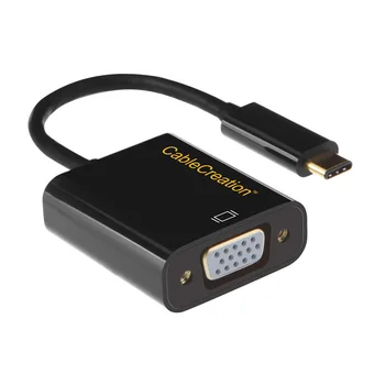 

USB C to VGA Adapter Type C to VGA Conveter Type-C Male To VGA Female Converter Adapter for MacBook Pro MacBook Air 2018