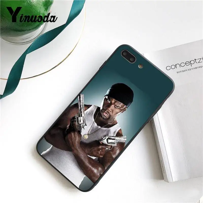 Yinuoda для iPhone 7 6 X Чехол 50 Cent Топ Дизайн чехол для телефона для iPhone 7 6X8 6s Plus 5 5S SE XR XS XSMAX чехол