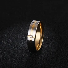 DOTIFI 316L кольца из нержавеющей стали для женщин крест циркон обручальное кольцо ювелирные изделия