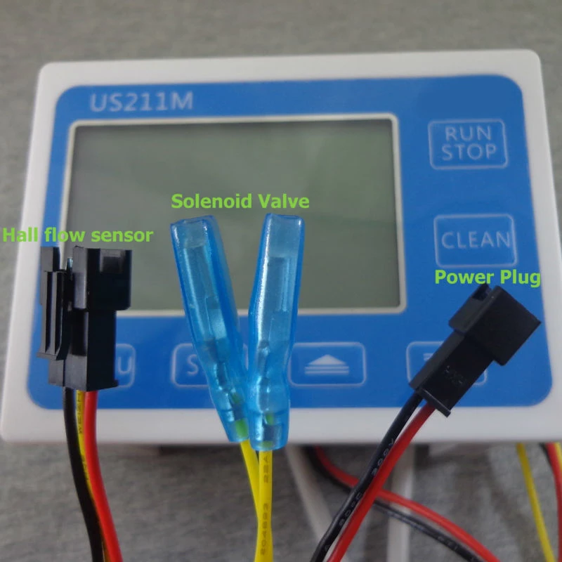 Us211M-C21Tx дозировка машина количественный контроллер воды расходомер Сенсор считыватель штрих-кода с Usc-Hs21Tx 1-30L/мин 24V диспелеем, ЕС