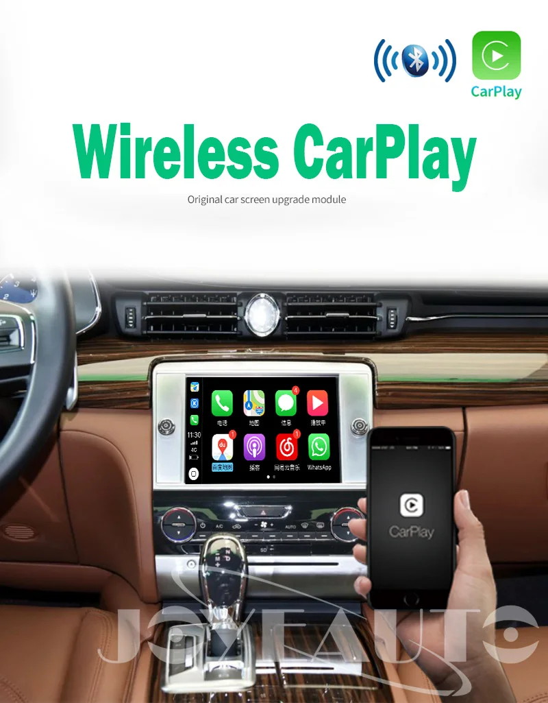 Joyeauto Wifi Wireless Apple Car Play Carplay For Maserati Retrofit- Ghibli Quattroporte with iSO13/Android Mirroring